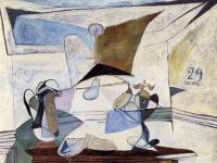 Picasso, Pablo - still life with a lamp